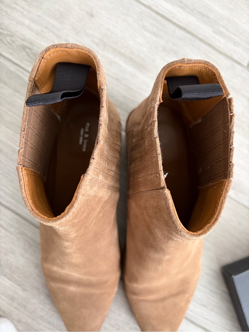 rag & bone Tan Suede Ankle Boots - Picture 5 of 10